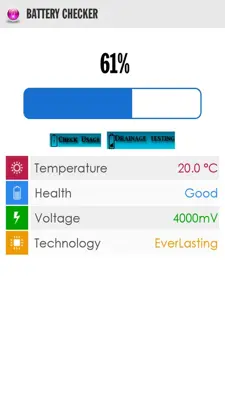 Battery Tester android App screenshot 2